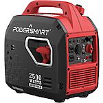 PowerSmart 2500-Watt Portable Generator Gas Powered, Super Quiet Inverter Generator for Outdoor Camping RV $329.99