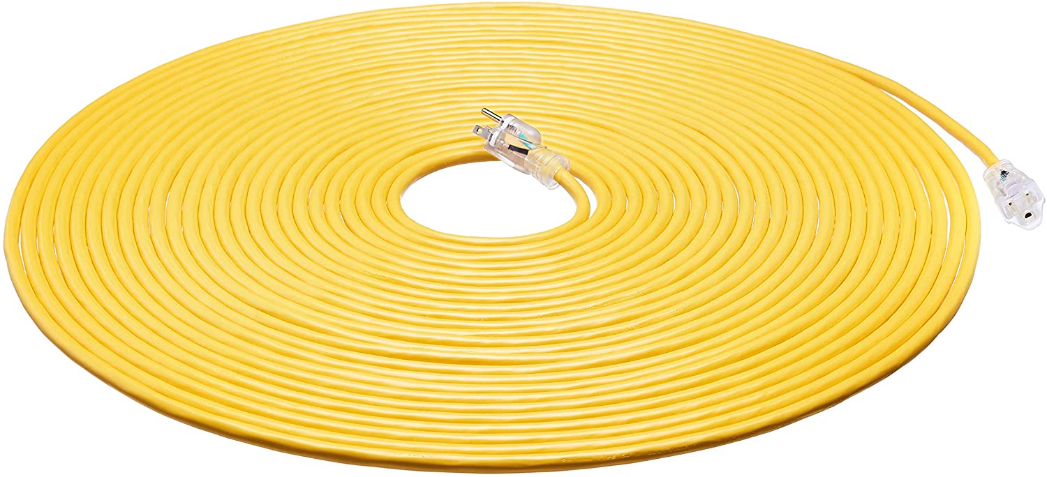 woot AmazonBasics 100' Heavy Duty Extension Cord - $32.99 - Free shipping for Prime members