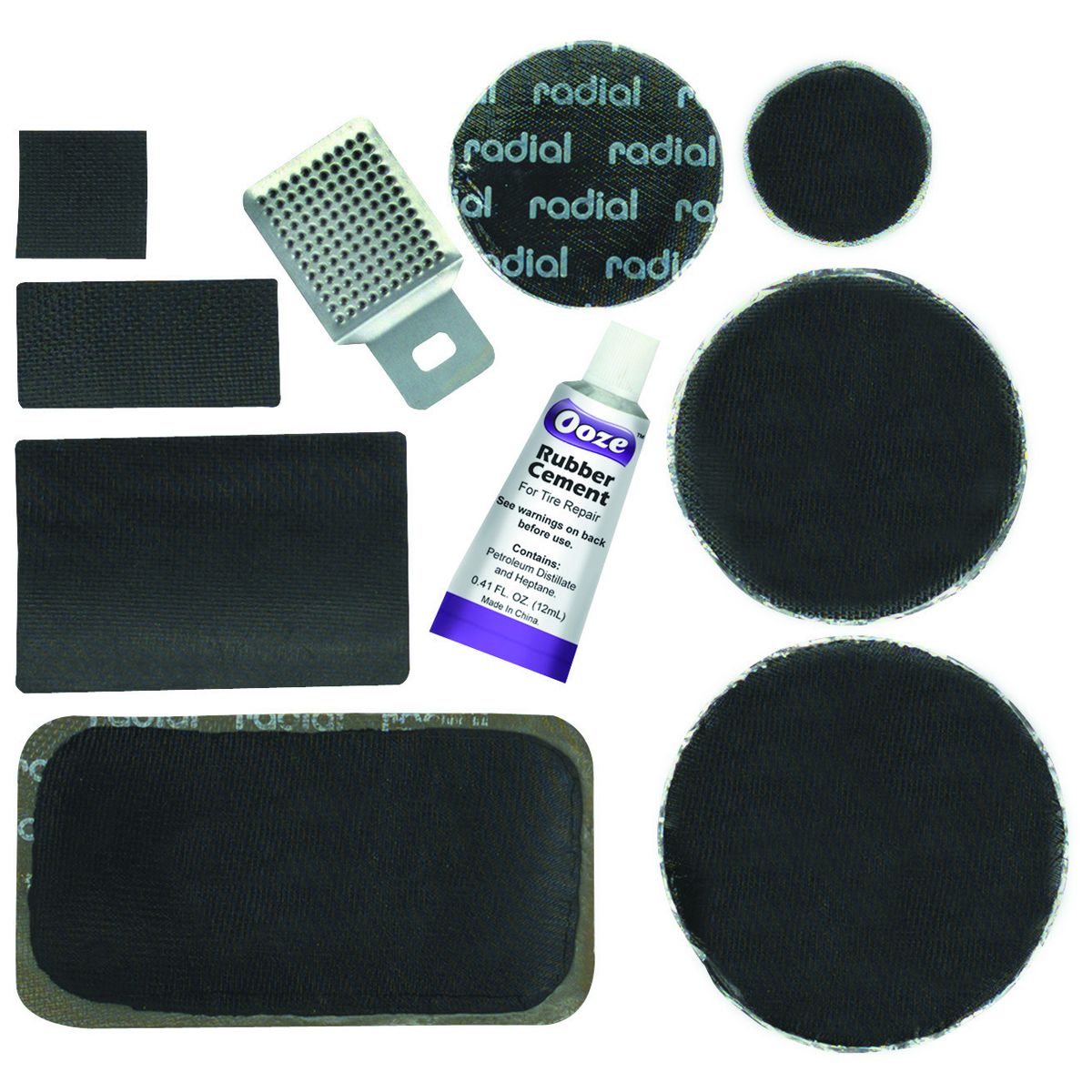 Tire Patch Kit 60 Pc - $2.97 (clearance) at Harbor Freight