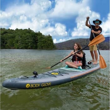 Body Glove Tandem 15' Inflatable 2 Person Stand Up Paddle Board Package(in store) - $429