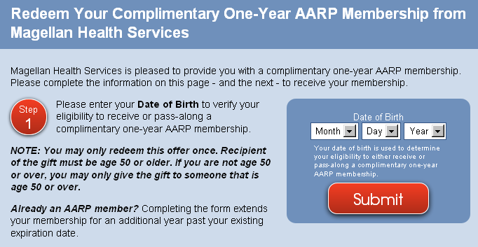 Free 1 Year Aarp Membership Or Renew Existing Spouse Card Must Be 50 Older