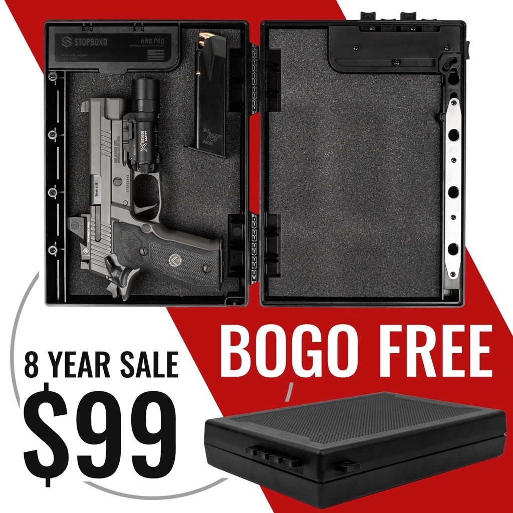 STOPBOX PRO Single Handgun Safe - $99.00
