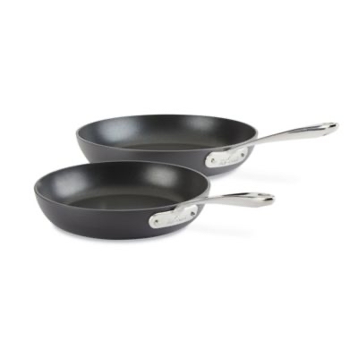 All-Clad Non-Stick Hard Anodized 2-Piece Fry Pan Set - $30.00