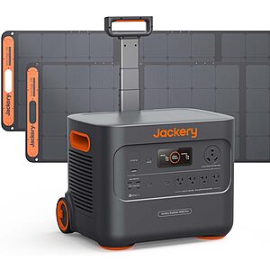 Jackery Solar Generator 3000 PRO with 2x200W Solar Panels $  2199