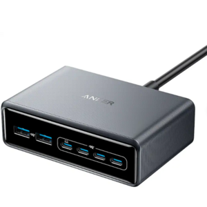 Anker - Prime Desktop Charger (200W, 6 Ports, GaN) - Silver $55.99