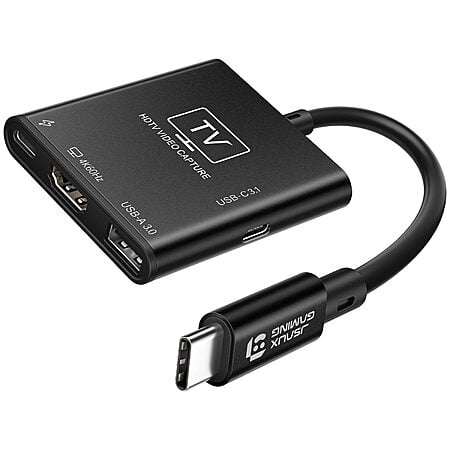 JSAUX Video Capture Card Intended for Nintendo Switch 2/Steam Deck/ROG Ally $23.99
