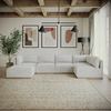 Henredon Murphy Fabric Modular Sectional with Ottoman $1600.  Reg $2100.  F/S from Costco.