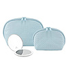 GloTech 2-pack Faux Leather Cosmetic Bags with Rechargeable Compact Mirror-$10.  Reg $20.  F/S from Costco.