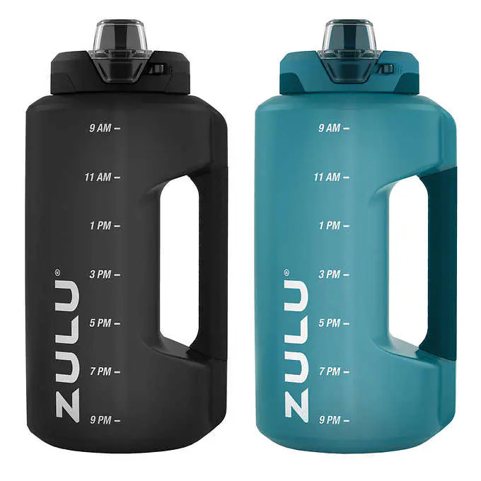 Costco Members: 3-Pack 16oz Zulu Flex Tritan Plastic Water Bottle Set