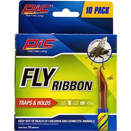 Fly Ribbons Fruit Fly Traps for Indoors and Outdoors, Bug Trap for Winged Insects, Pack of 10 $2.44.  Reg $3.49.  F/S for Amazon prime members.