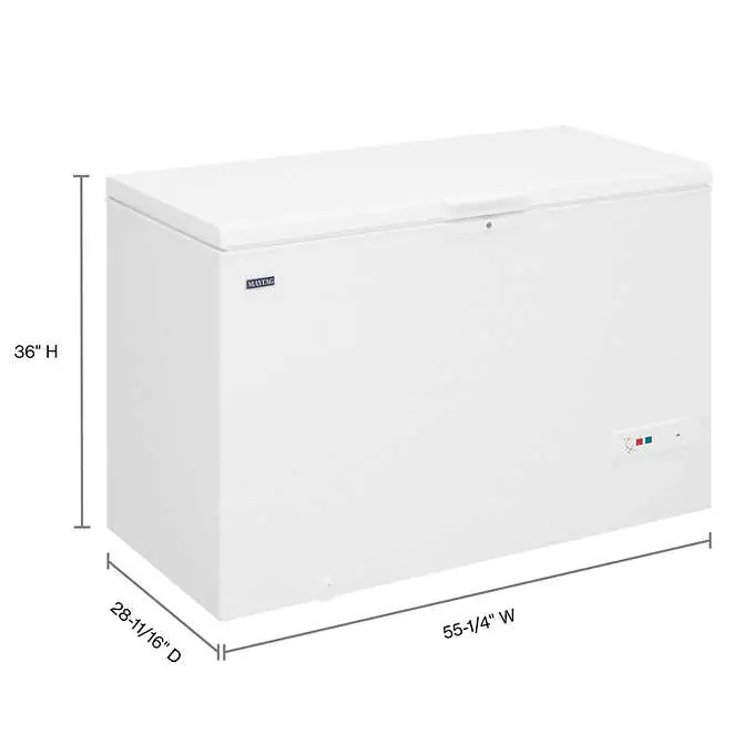 Maytag 16 cu. ft. Chest Freezer with Heavy Duty Sliding Baskets in