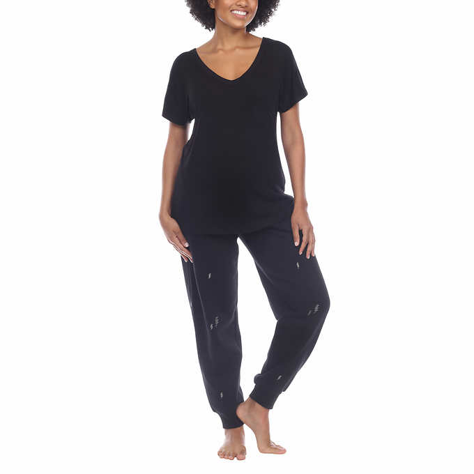Honeydew Ladies' Embroidered Lounge Set, 2-piece $10.  F/S from Costco.