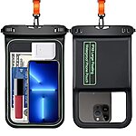 Floating Waterproof Phone Pouch/Bag, [2 Pack] $9.59.  Reg $17.  F/S from Amazon prime.