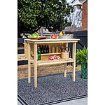 Palmetto Boon Solid Pine Wood Outdoor Bar Table $81.  Reg $219.  F/S from Home Depot.