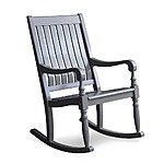 Bonn Oversized Slate Gray Wood Outdoor Rocking Chair $140.  Reg. $280.  F/S from Home Depot.