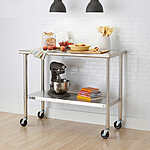 TRINITY Stainless Steel Prep Table $150.  Reg $230.  F/S from Costco.
