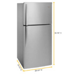 Whirlpool 19.2 cu. ft. Top Freezer Refrigerator with LED Interior Lighting $650.  Reg $990.  F/S for Costco members only.