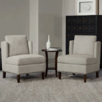 Thomasville Arlo 3-piece Fabric Chair &amp; Accent Table Set $300.  Reg $500.  F/S from Costco.
