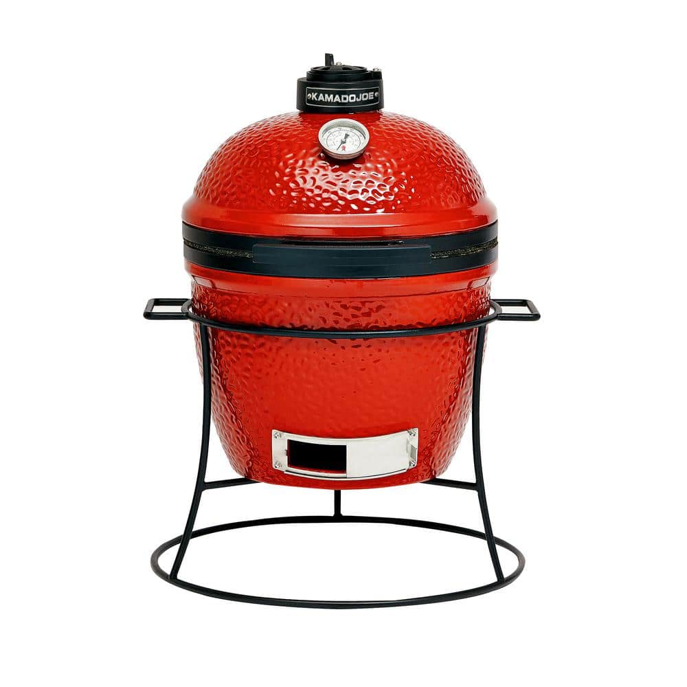 Kamodo Joe Jr. 13.5 in. Portable Charcoal Grill in Red $300.  Reg $450.  F/S from Home Depot.