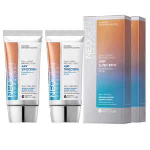 NEOGEN DERMOLOGY Day-light Protection Airy Sunscreen SPF 50, 1.69 fl oz, 2-pack, $30.  Reg $38,  F/S from Costco.