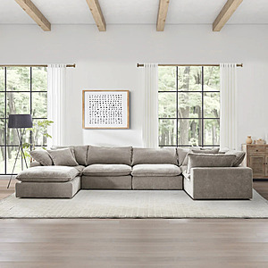 Sereen 6-piece Fabric Modular Sectional $2000.  Reg $2500.  F/S from Costco.