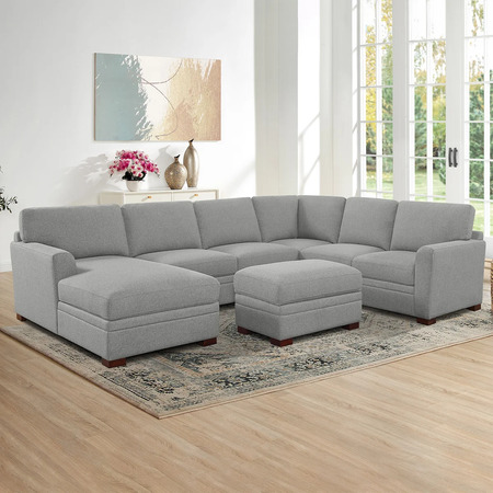 Thomasville Langdon Fabric Sectional with Chaise and Storage Ottoman $1500. Reg $2000. F/S from Costco.