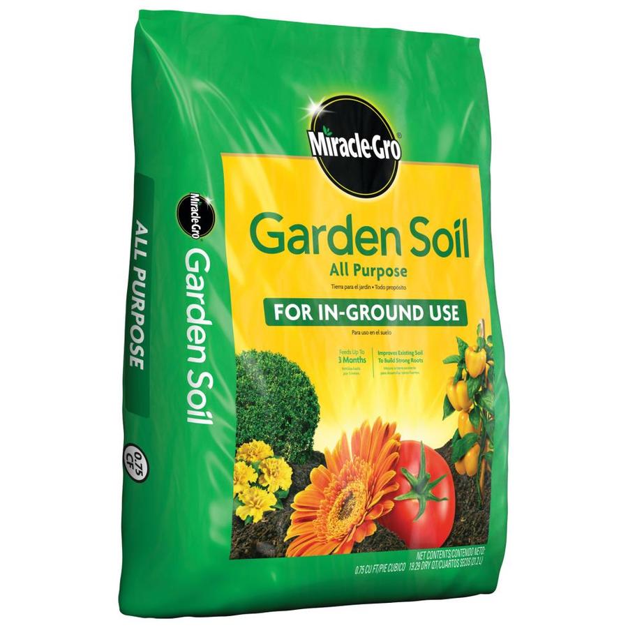 Miracle-Gro Garden Soil All Purpose 0.75-cu ft Garden Soil   50% OFF BUY 3 GET 3 FREE $2.14