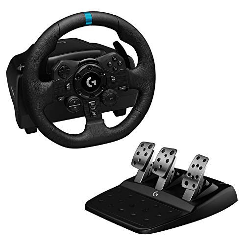 Logitech G923 Racing Wheel and Pedals for PS 5, PS4 and PC for $349.99 on Amazon