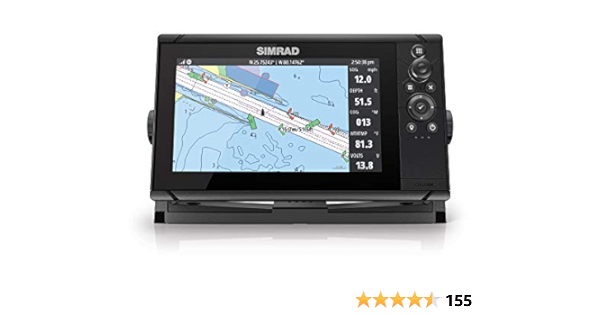 Simrad Cruise 9-9-inch GPS Chartplotter with 83/200 Transducer, Preloaded C-MAP US Coastal Maps - $399.99