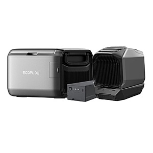 EcoFlow WAVE 3 Portable Air Conditioner with GLACIER Classic Portable Fridge Freezer 35L and Batteries $1520 $1519.99