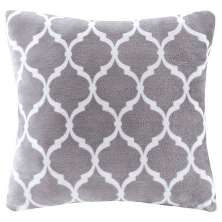 Gray Ogee Printed Microlight Throw Pillow (20"x20") $10.49 Online @ Target - FS for Redcard holders or orders $35+
