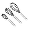 3-Pack Amazon Commercial Stainless Steel &amp;amp; Silicone Non-Stick Coated Whisk Set (8&amp;quot;, 10&amp;quot;, 12&amp;quot;) $6.99 + Free Shipping w/ Prime or on $35+