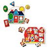 2-Pack Melissa &amp;amp; Doug Wooden Jumbo Knob Puzzle $15.99 + Free Shipping w/ Prime or on $35+