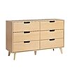 52&amp;quot; Walker Edison Modern 6-Drawer Dresser/Storage Organizer (Riviera) $135.43 + Free Shipping