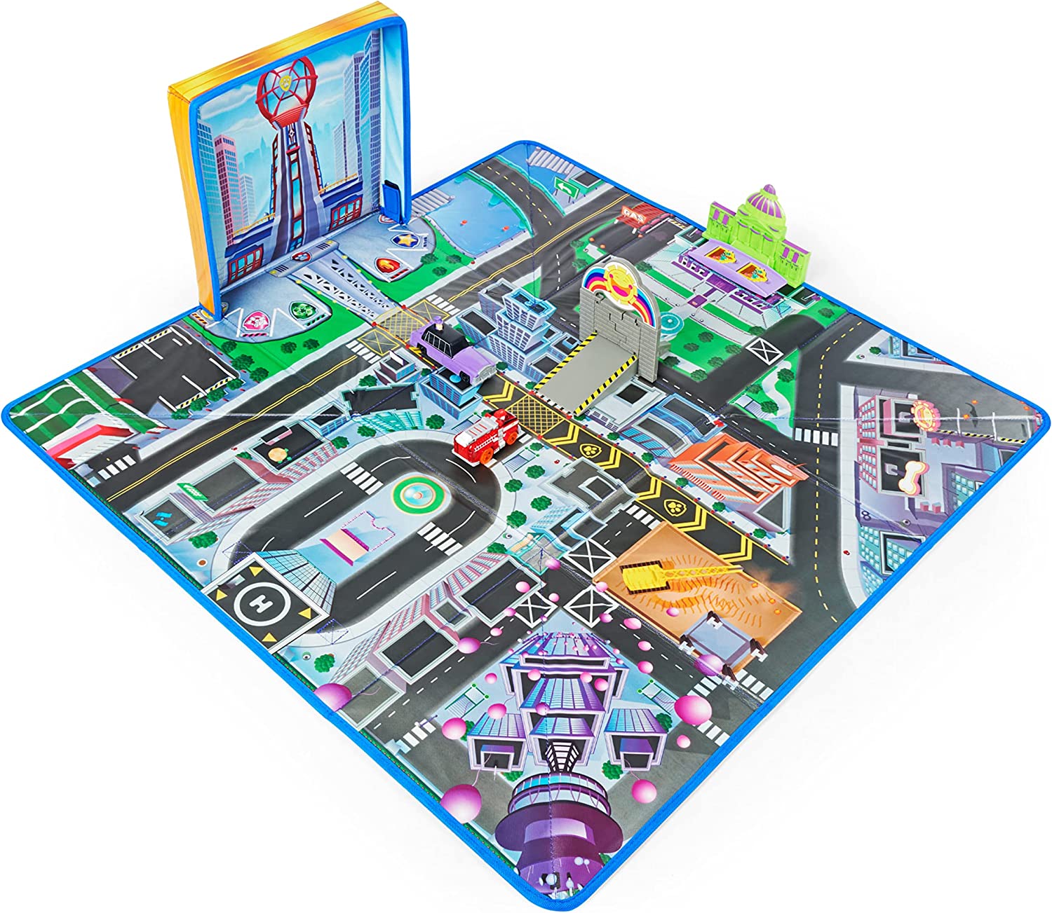 Paw Patrol True Metal Adventure City Movie Play Mat w/ 2 Toy Cars $22.49 + Free Shipping w/ Prime or on orders $25+
