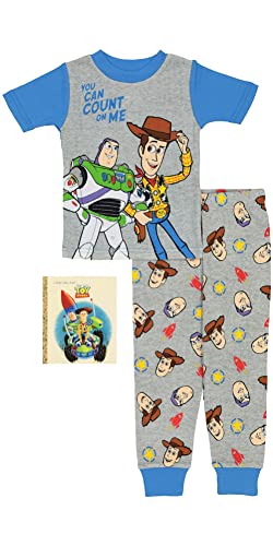 2-Piece Disney Boys' Toys Story Snug Fit Cotton Pajama Set (3T) w/ Book $9.28 + Free Shipping w/ Prime or on orders $25+
