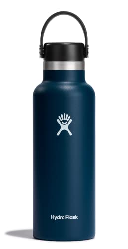 18-Oz Hydro Flask Stainless Steel Insulated Water Bottle Standard Mouth w/ Flex Cap (Indigo) $15.77 + Free Shipping w/ Prime or on orders $25+