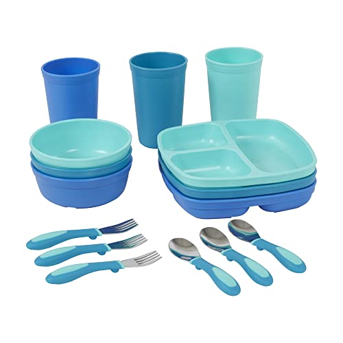 15-Piece ECR4Kids My First Meal Pal Combo Set - Kids Tableware & Utensils (Various Colors) $20 + Free Shipping w/ Prime or on orders $25+