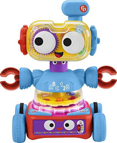 Fisher-Price Baby Toddler & Preschool Learning Toy Robot with Lights Music & Smart Stages Content, 4-in-1 Ultimate Learning Bot​ $24.99 + FS w/ Prime