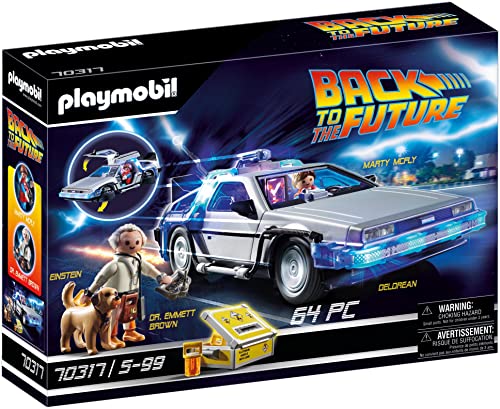 64-Piece Playmobil Back to The Future DeLorean Playset w/ Working Lights $21.96 + Free Shipping w/ Prime or on orders $25