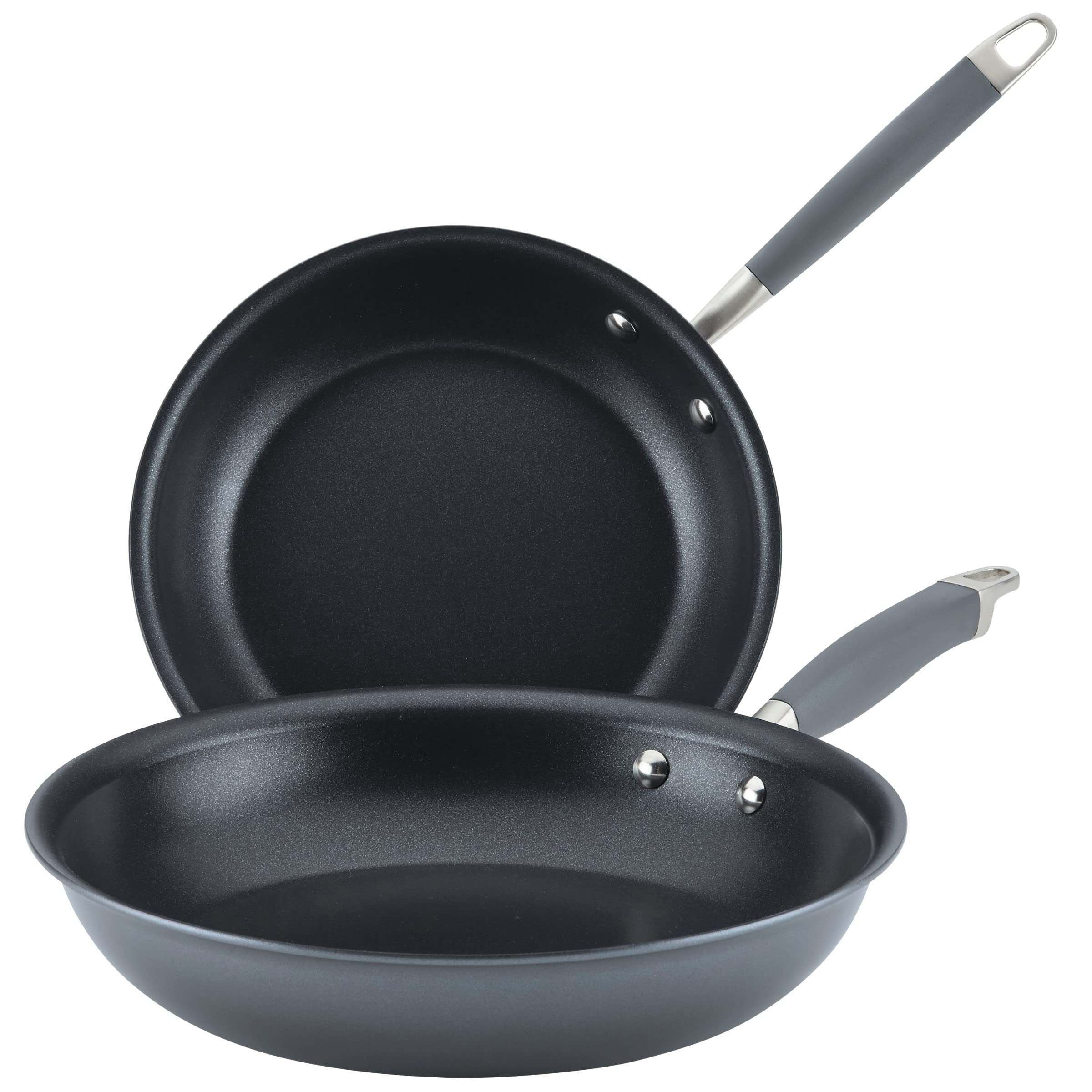 2-Piece Anolon Advanced Home Hard-Anodized Nonstick Skillets (10.25" & 12.75" Moonstone) $40 + Free Shipping