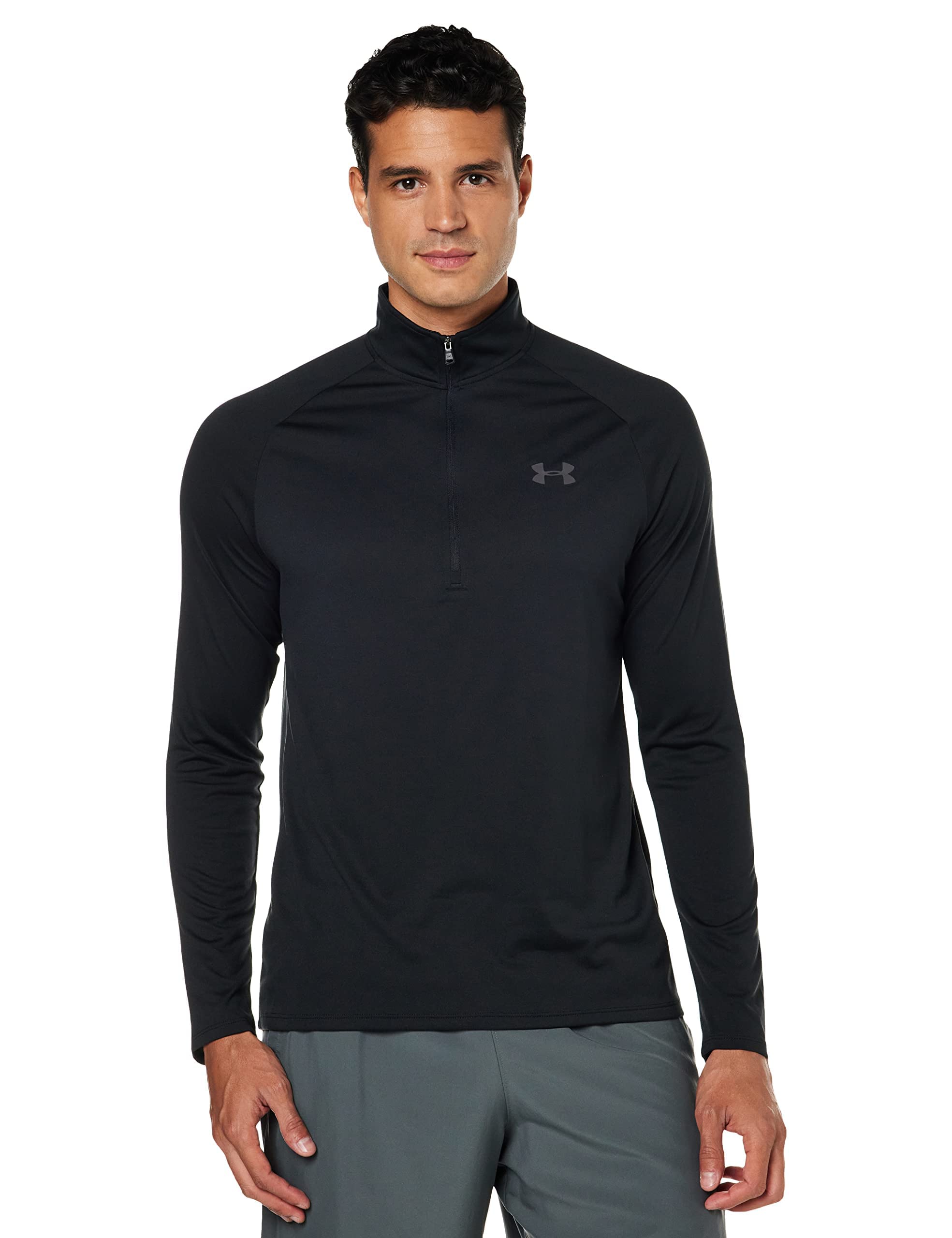 Under Armour Men's Tech 2.0 1/2 Zip Pullover (Black/Charcoal) $15 + Free Shipping w/ Prime or on $25+