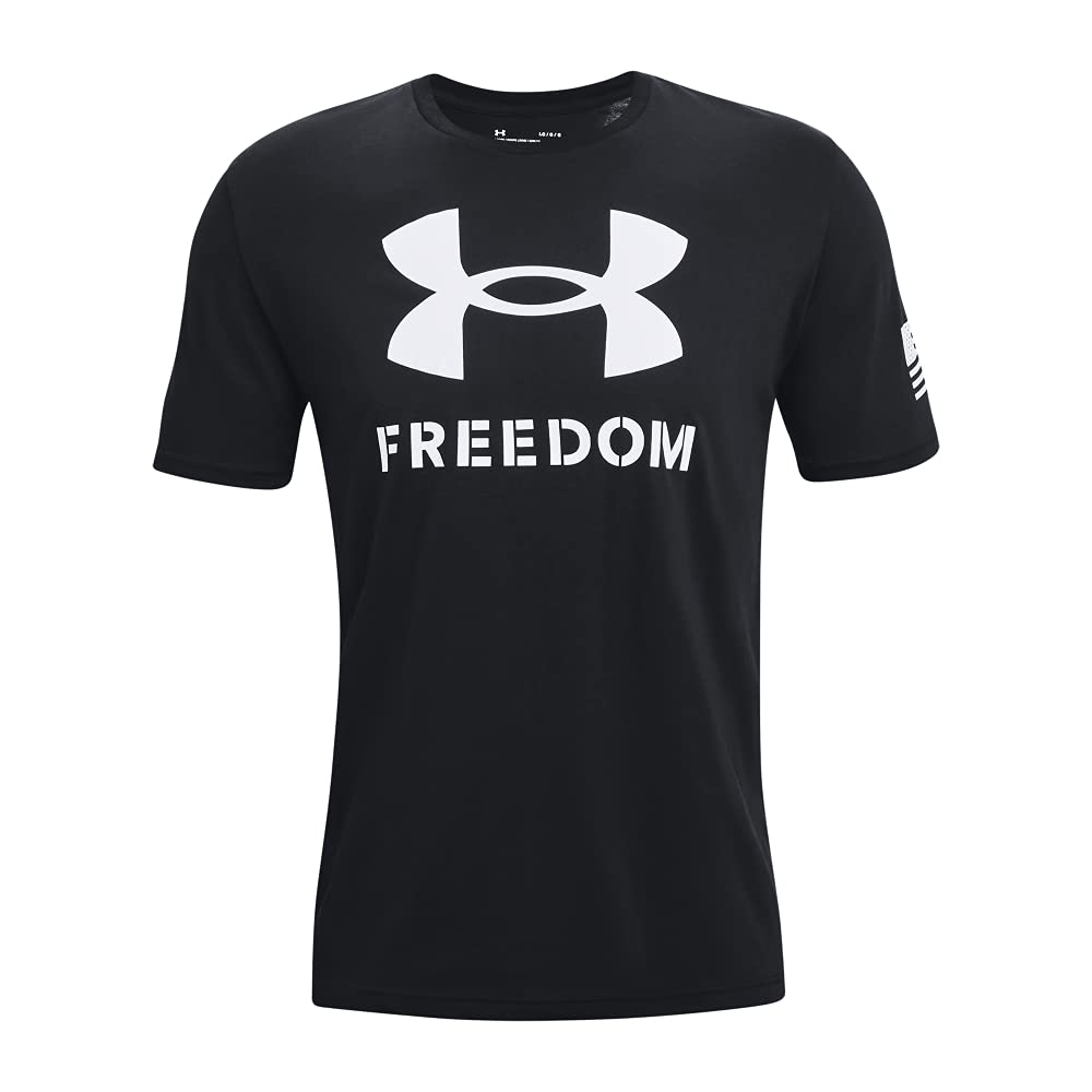 Under Armour Men's New Freedom Logo T-Shirt (S-3XL, Black) $11.97 ...