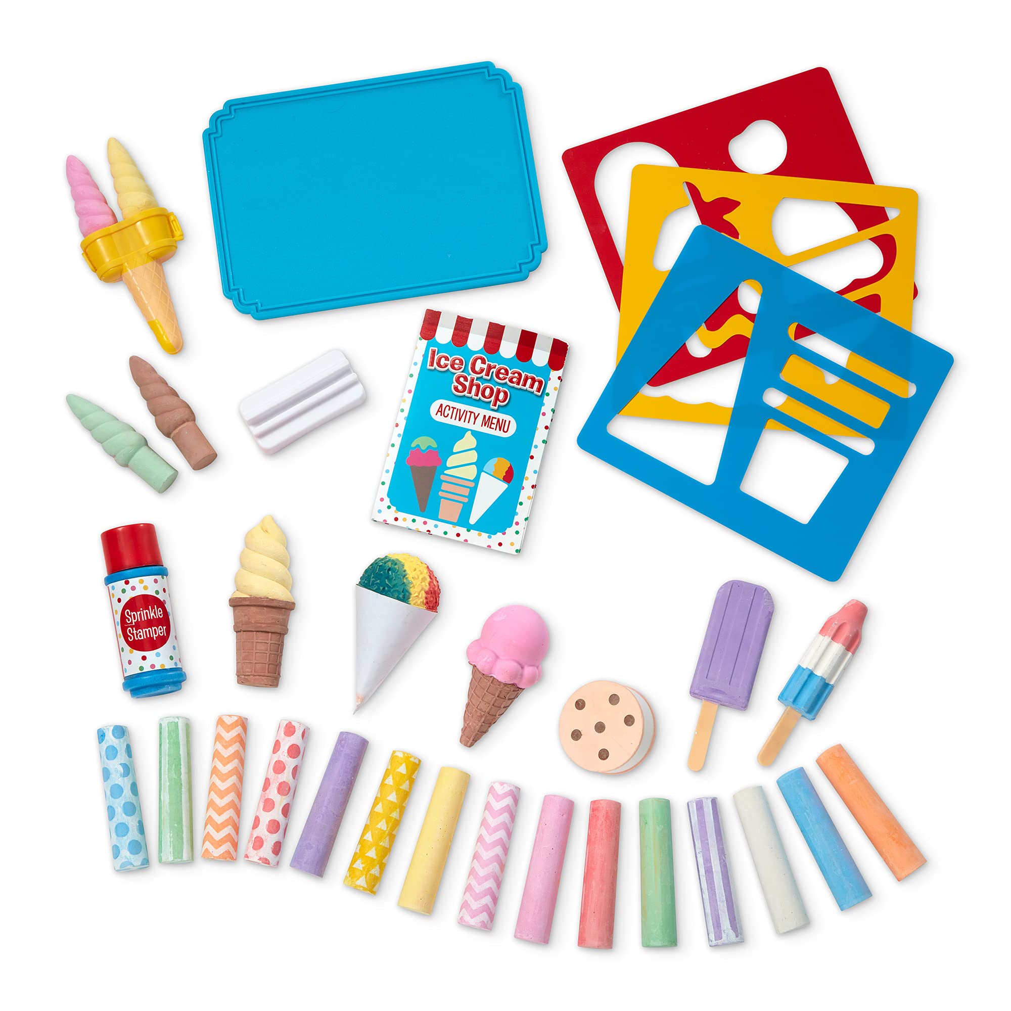 33-Piece Melissa & Doug Ice Cream Shop Multi-Colored Chalk Playset $9.83 + Free Shipping w/ Prime or on $35+