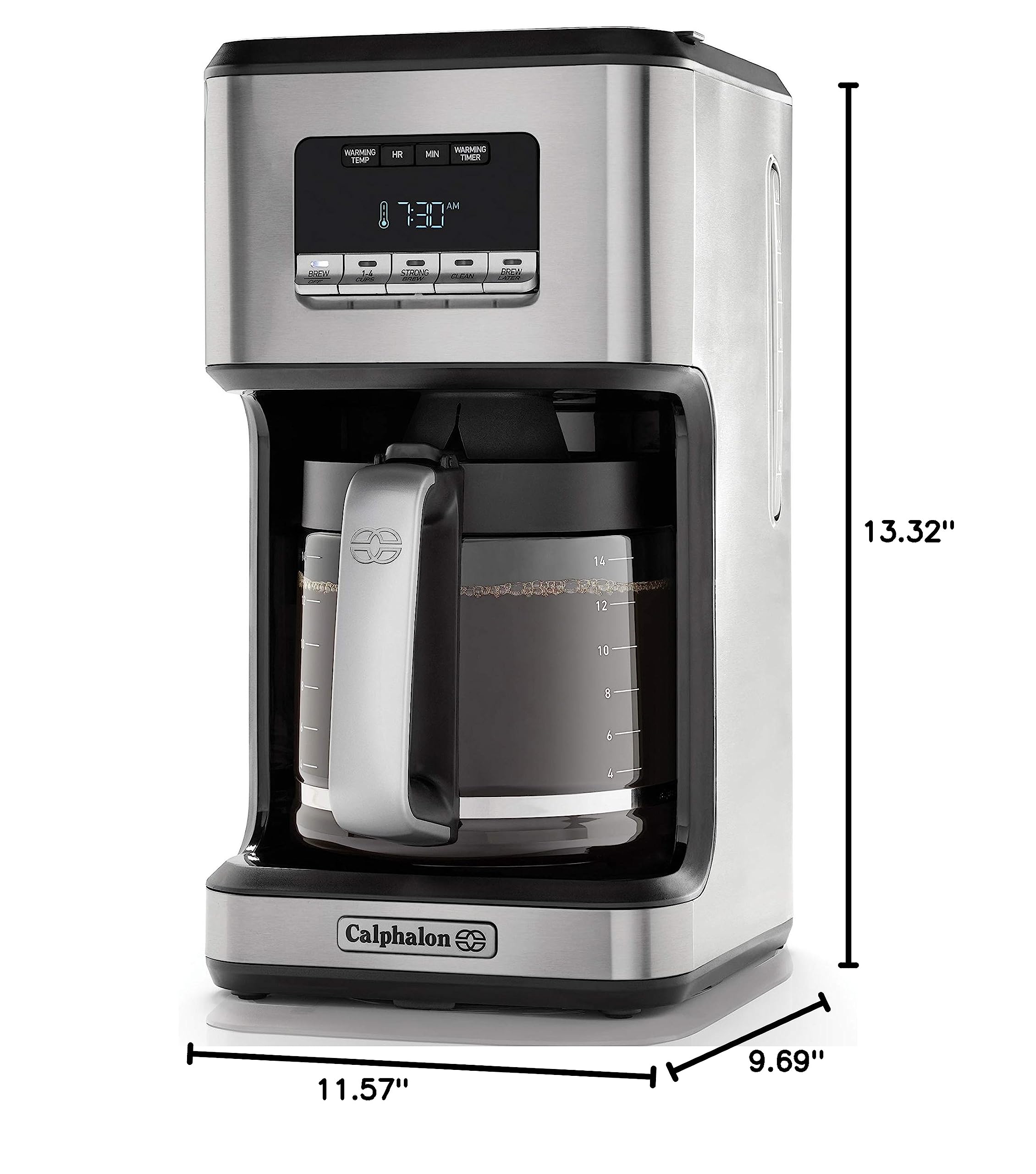 14-Cup Calphalon Programmable Coffee Maker w/ Glass Carafe (Stainless Steel) $36.26 + Free Shipping
