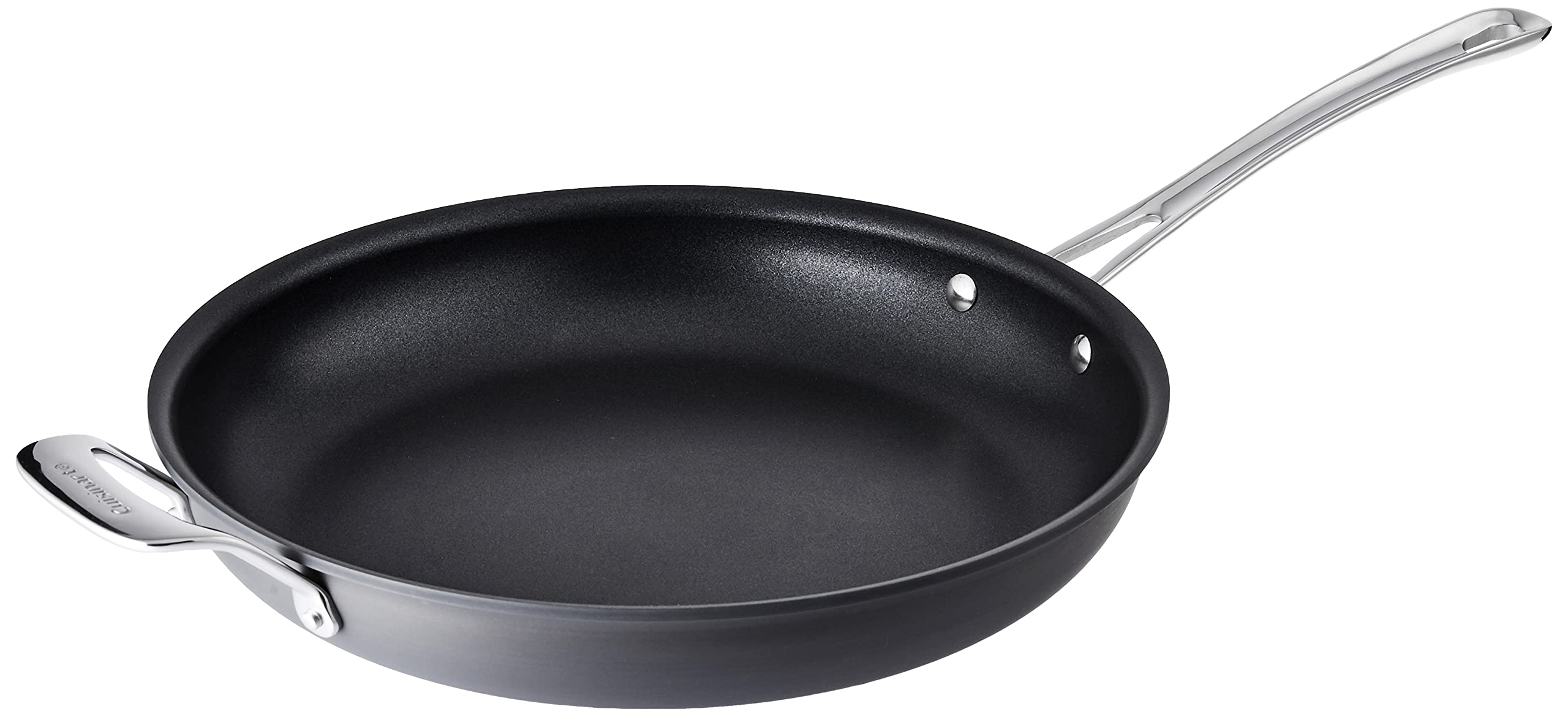 12" Cuisinart Contour Hard Anodized Open Skillet w/ Helper Handle $15 + Free Shipping w/ Prime or on $35+