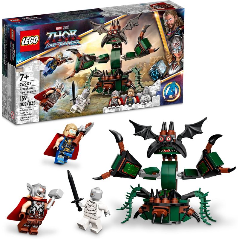 159-Piece LEGO Marvel Attack on New Asgard Thor & Monster Set $9.59 + Free Store Pickup