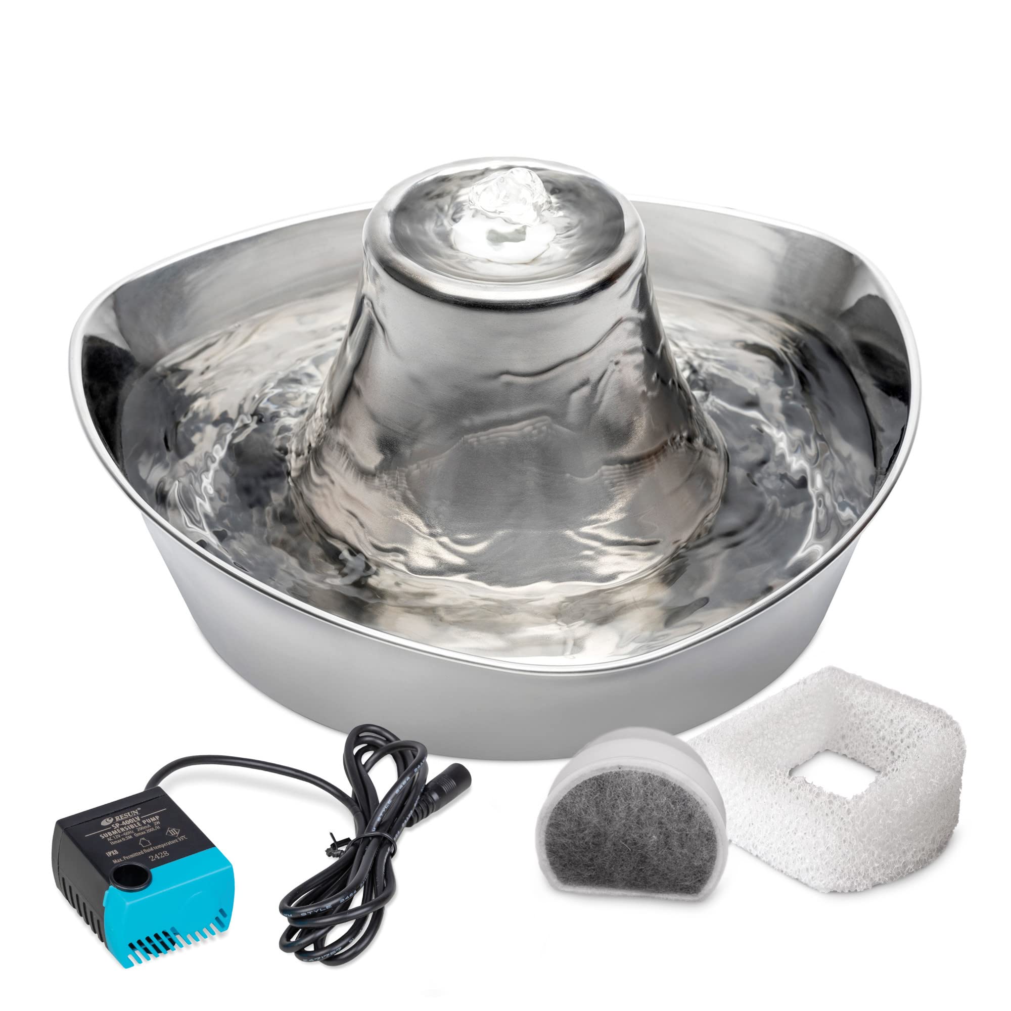 60-Oz PetSafe Seaside Stainless Steel Cat & Dog Fountain $25.80 + Free Shipping w/ Prime or on $35+