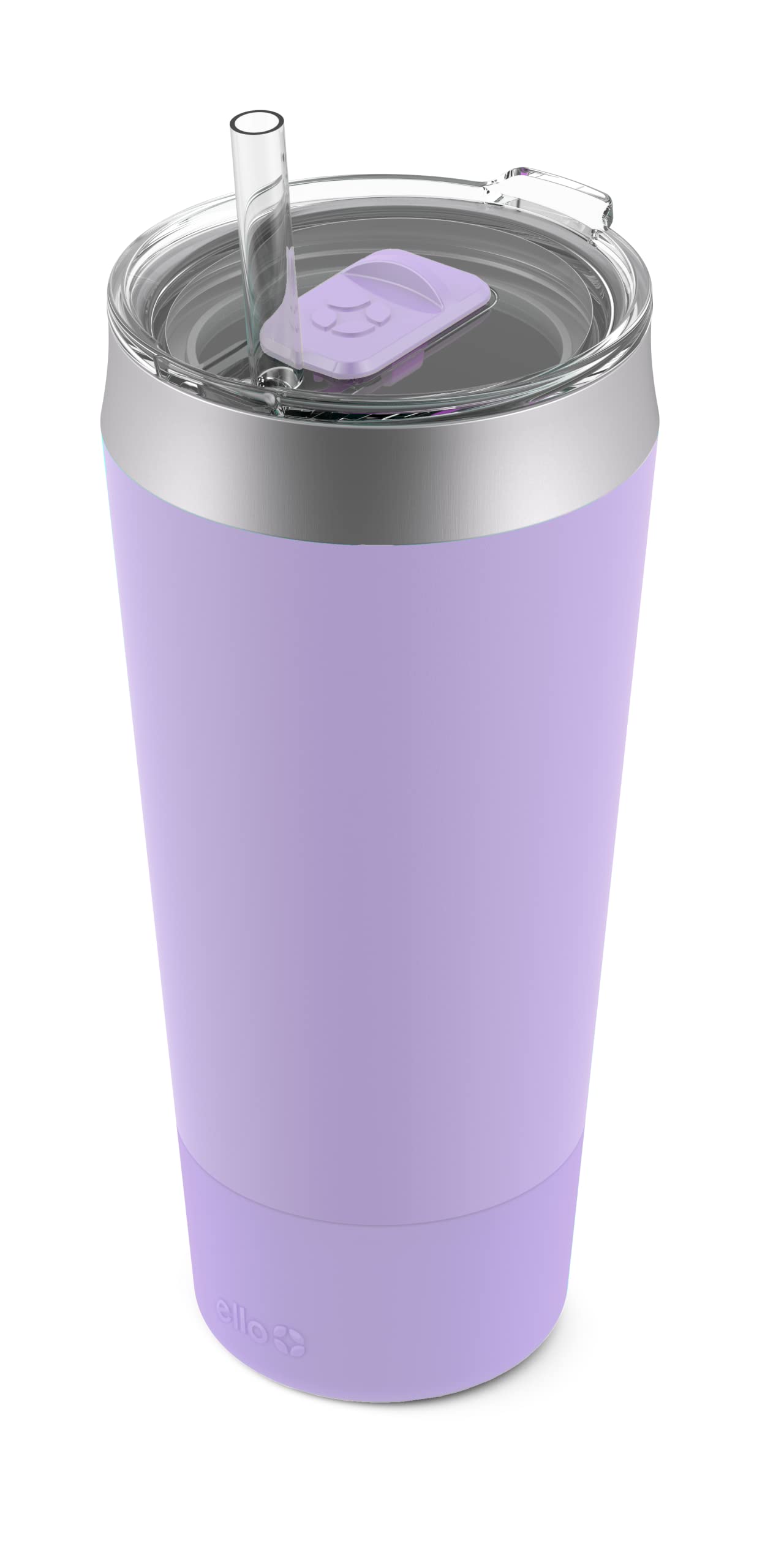 32-Oz Ello Beacon Vacuum Insulated Stainless Steel Tumbler w/ Slider Lid & Straw (Lilac) $8 + Free Shipping w/ Prime or on $35+