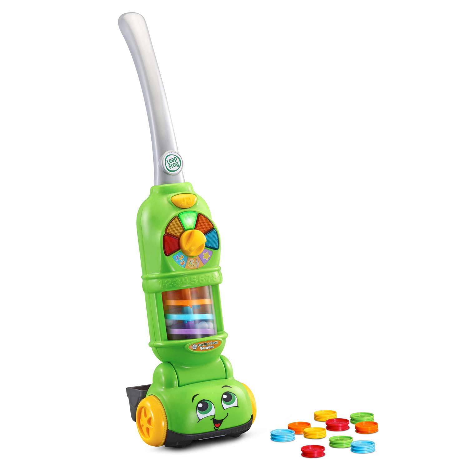 LeapFrog Pick Up & Count Toy Vacuum (Green) $15 + Free Shipping w/ Prime or on $35+